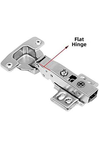 Nacario NrcrioShop 1 زوج من مفصلات أبواب الخزائن المزودة بفرامل، مفصلة مسطحة ...