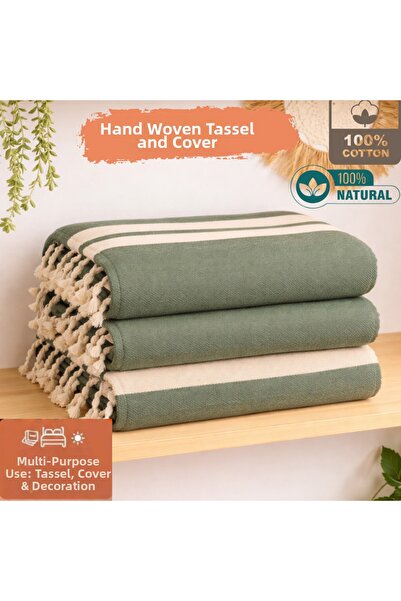 CESSTORE غطاء سرير مزدوج من القطن بنسبة 100%، مقاس 130×180 سم.