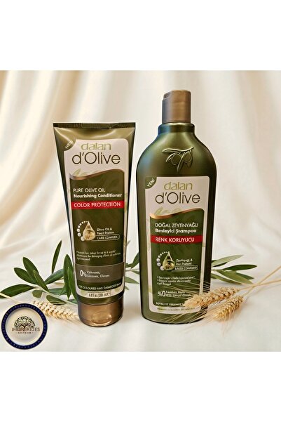 Dalan D'Olive Color Protecting Hair Care Set - Shampoo 400 ml + Conditioner 2...