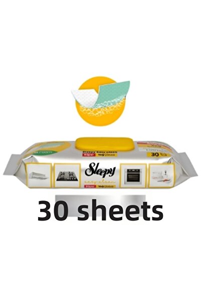 Sleepy 7 قطع من مناشف تنظيف الأسطح وإزالة الزيوت، 30 قطعة، 1 قطعة