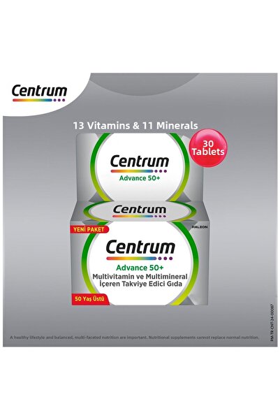Centrum Advance Multivitamin 50+ Age 30+ Tablets