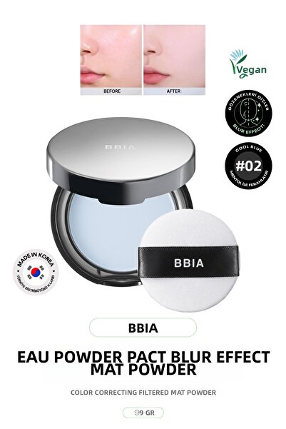 BBIA بودرة أو باوتر بودر باكت ذات تأثير يدوم طوال اليوم ومضاد للزيوت ومضاد لل...
