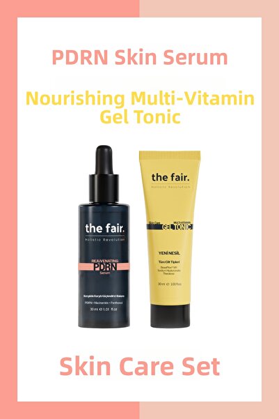 the fair. مصل PDRN (DNA السلمون) المجدد للبشرة 30 مل ومصل للبشرة وجل فيتامينا...