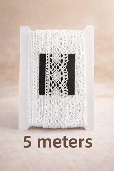 Esteks Dantel ve Tekstil Aksesuarları Βαμβακερή Δαντέλα Kopanaki 5 Μέτρα