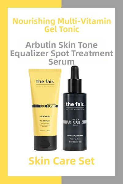 the fair. Multi Vitamin Gel Tonic 100 ml and Arbutin Skin Tone Equalizing Ant...