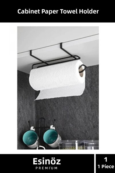 EsinÖz # Paper Towel Holder for Installation Inside the Cabinet, Metal, Non-M...