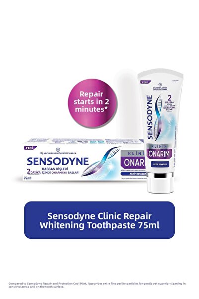 Sensodyne معجون أسنان مبيض لإصلاح الأسنان 75 مل