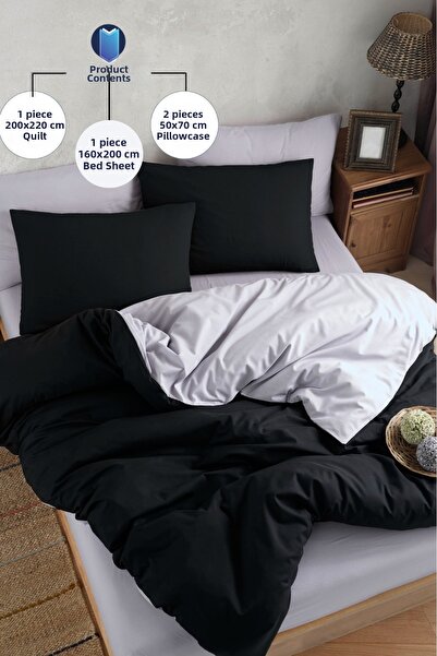 Formeya Oboustranná sada povlaků na přikrývku s elastickým prostěradlem (2 po...