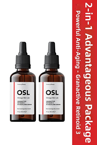 OSL Omega Skin Lab Osl Granactive Retinoid 3% in Squalene Serum Set of 2 30ml