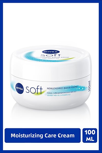 NIVEA Cremă hidratantă de îngrijire, 100 ml, ulei de jojoba, vitamina E, pent...