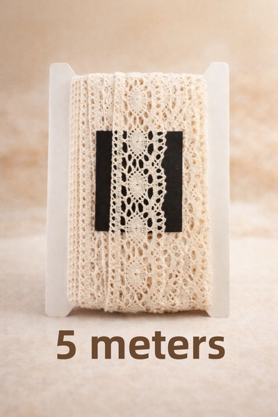 Esteks Dantel ve Tekstil Aksesuarları Dantela Kopanaki din bumbac 5 metri