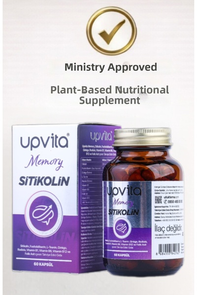 ufukfarma Upvi̇ta Citicolin Memory 60Kp (Ufuk Farma)