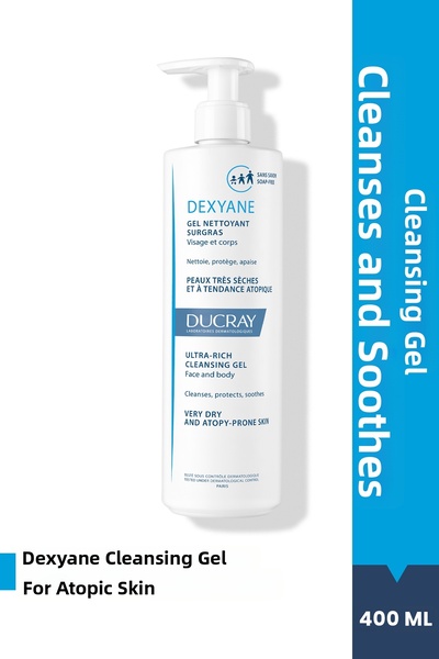 Ducray جل غسول ديكسيان المهدئ والمنظف للبشرة 400 مل