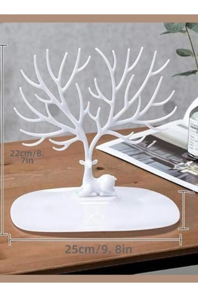 Nacario حامل مجوهرات بتصميم غزال من NrcrioShop، حامل للخواتم والأقراط والقلائ...