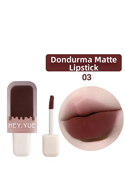Kozmetik Hey.Yue 03 Matte Liquid Lipstick Silky Finish – Long-Lasting, Velvet...