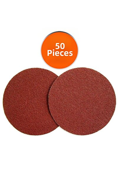 UGR 50 Pieces of Velcro Sandpaper 115 mm Spiral Angle Grinder 180 Grit