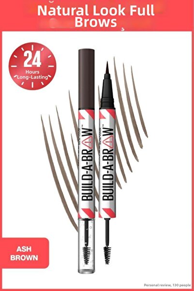 Maybelline New York Build a Brow 2in1 Eyebrow Pencil and Gel Ash Brown