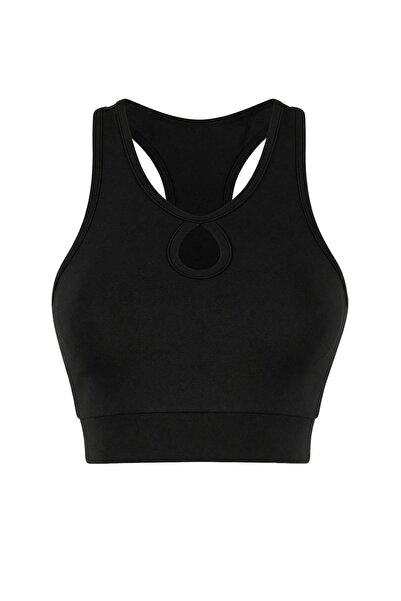 Trendyol Collection Black Diver/Scuba Throw Cap Sports Bra Thmss26Ss00002