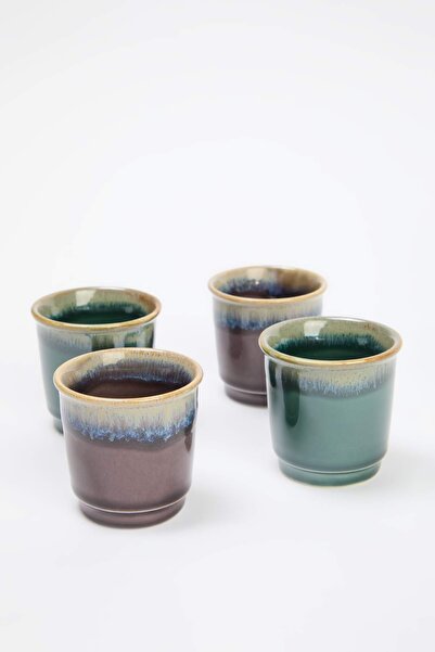 TRENDYOLMİLLA HOME Набір з 4 порцелянових чашок для еспресо без ручок TPHSS26...