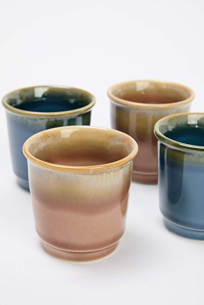 TRENDYOLMİLLA HOME Set de 4 cești de espresso din porțelan fără mâner TPHSS26...