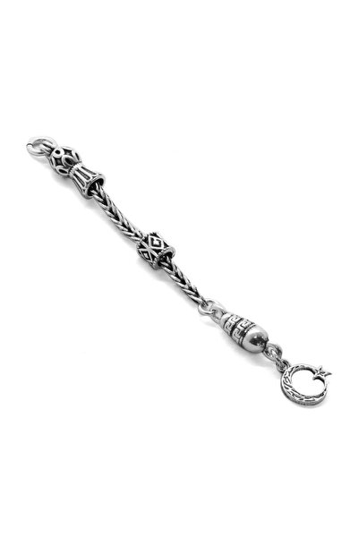 Tesbihane Ayyıldız Дизайн Товстий ланцюжок 925 проба срібла Плющ