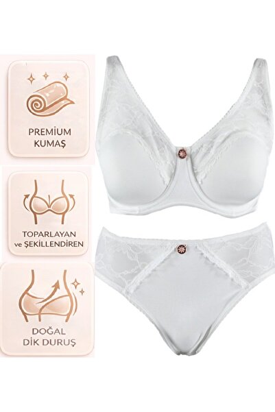 bipamuk طقم ملابس داخلية نسائية يبرز انحناءات الجسم طقم حمالة صدر وسراويل داخ...