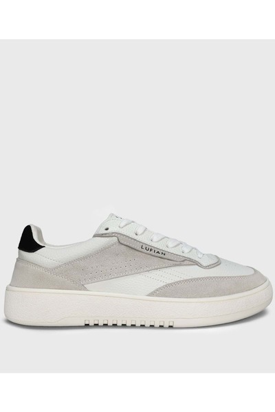 Lufian 112230252 Isaac Sneaker Erkek Deri Ayakkabı BEYAZ