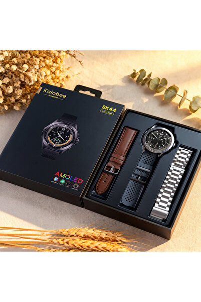 yollayenilensin SK44 Akıllı Saat – AMOLED Ekran, EKG, Ürik Asit & Lipid Takib...