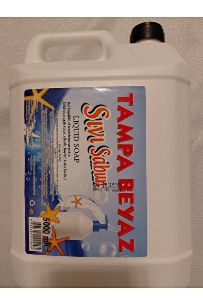 TAMPA Beyaz Sabun Kokulu Sıvı Sabun 5 lt Lık
