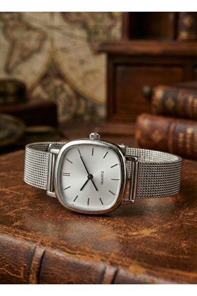 LUNA Eyewear Hasır Çelik Minimal Vintage Paslanmaz Kararmaz 1 Atm Kutu ve Pil...