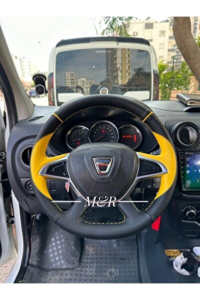 M&R OTO KILIF AKSESUAR Dacia Duster Orijinal Kaplama Spor Model Deri Direksiy...