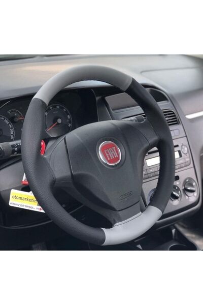 M&R OTO KILIF AKSESUAR Fiat Linea Çift Renk Deri Direksiyon Kılıfı