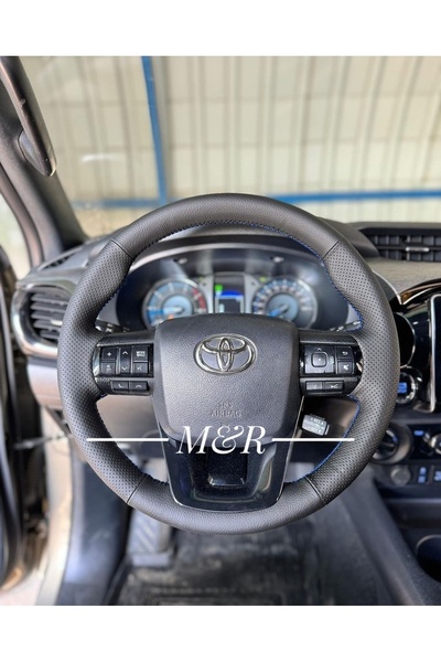 M&R OTO KILIF AKSESUAR Toyota Hilux Orijinal Kaplama Deri Direksiyon Kılıfı