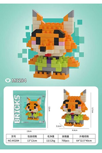 Bricks | Pinkyday | Disney Zootopia - 3D Yapboz Mini Blok Seti – Sunster Comp...