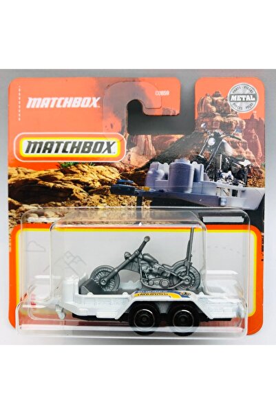 Matchbox Mbx Cycle Trailer Motosikletli 1:64 Ölçek Marka 98/100