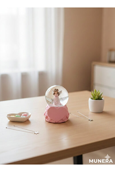 shop Pempe Melek Kız Temalı Kar Küresi Işıklı