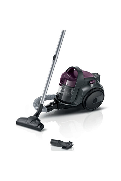 Bosch 3A BGC05AAA1 bagless vacuum cleaner, 700W, 1.5 L, black/purple
