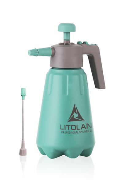LITOLAN 2 Litre Basınçlı Püskürtme El Pompası ( 2x nozul Kisa ve Uzun ) ilacl...