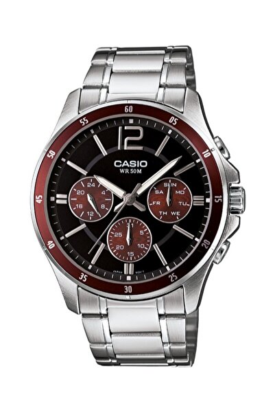 Casio Brown Metallic Color 2 Years Warranty Men's Wristwatch