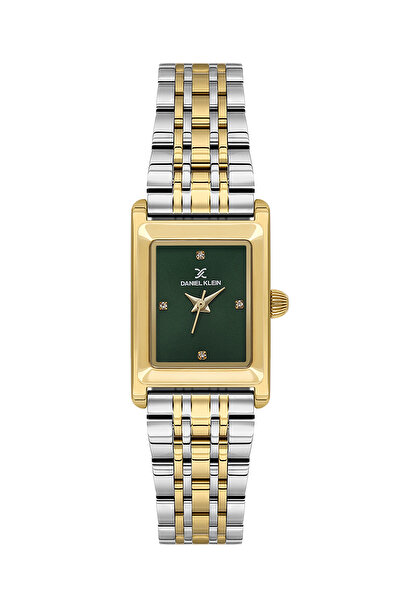 Daniel Klein Premium Silver and Gold Stainless Steel Watch for Women DK.1.141...