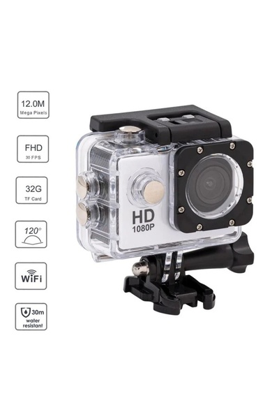 divendi-ro Cameră impermeabilă cu WiFi, înregistrare video/audio, USB, 900 mA...