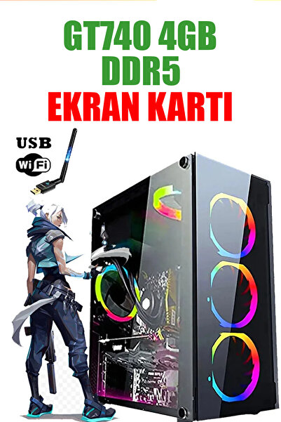 Dmc N183x (GTA 5) I5-3470,16GB RAM,256GB SSD,4GB GT740 GDDR5 Ekran Kartı,oyun...