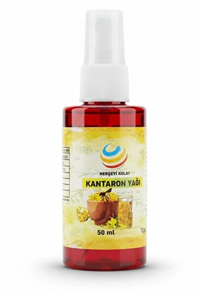 Herşeyi Kolay 50mL Kantaron Yağı Saf Sarı Kantaron Yağı El Yapımı Içilebilir ...