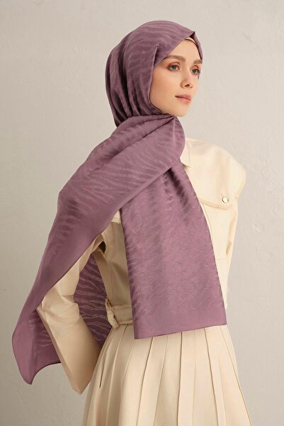 Armine Pamora Şal - Zebra Desenli 1 - Lila 42