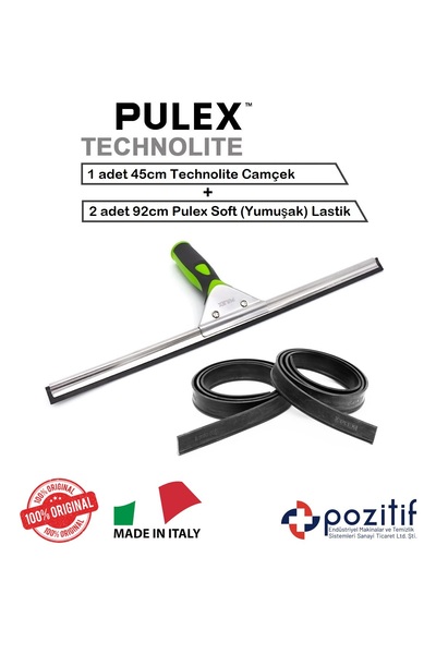 pulex Technolite Camçek Takım - 45 Cm + 2 adet 92cm Pulex Soft (Yumuşak) Yede...