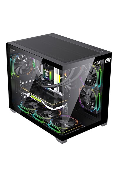 Next Gaming Orion Cube XL 750W 80+ Bronze Power 6x ARGB Fan Kontrolcülü M-ATX...