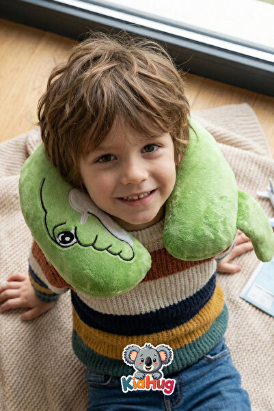 KidHug Nakışlı Kız Erkek Çocuk Seyahat Yastığı 3d Hayvanlar - Anime Figürleri...