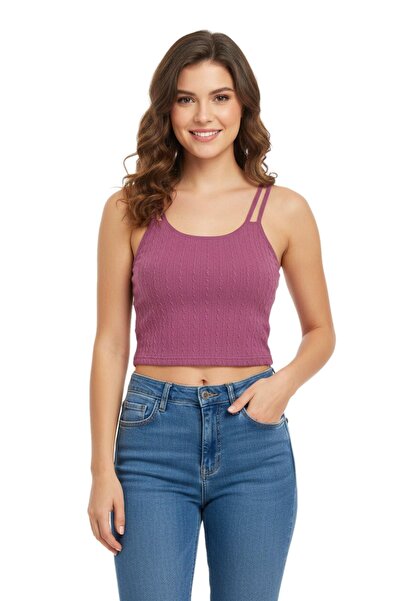 Defnem 8136 Μοντέλο Γυναικείο λουράκι Crop με μαξιλαράκια - BGL-ST03783