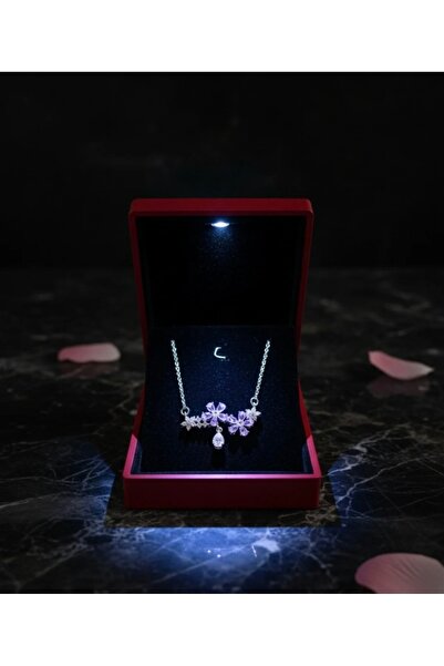 aromahediye Cherry Blossom Pendant Lighted Gift Box – Romantic and Meaningful...