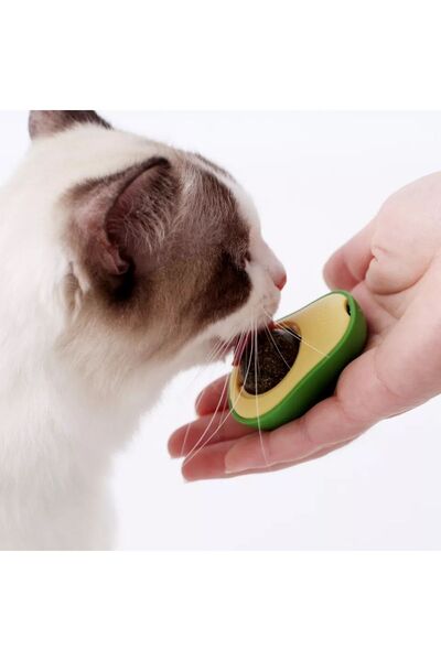 Genel Markalar Doğal Kedi Nanesi (avokado Tasarımlı Kedi Yalama Topu) Avocado Catnip